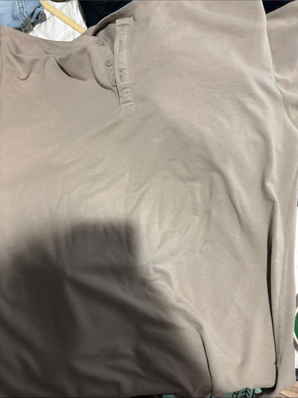 Neutral Beige Polo Shirt